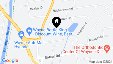 Map of 11 Wittig Ter, Wayne Twp NJ, 07470