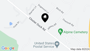 Map of 915 Closter Dock Road, Alpine NJ, 07620