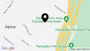 Map of 20 Schaffer Road, Alpine NJ, 07620