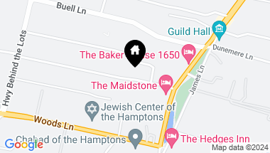 Map of 28 Mill Hill Lane, East Hampton NY, 11937