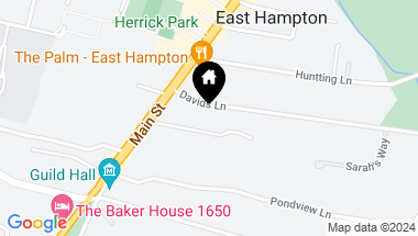 Map of 13 Davids Lane, East Hampton NY, 11937