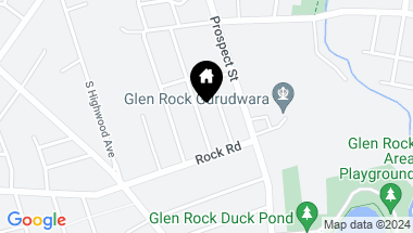 Map of 159 Forest Road, Glen Rock NJ, 07452