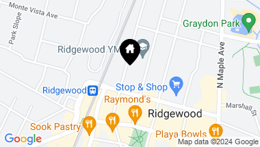 Map of 89 Chestnut Street, Ridgewood NJ, 07450