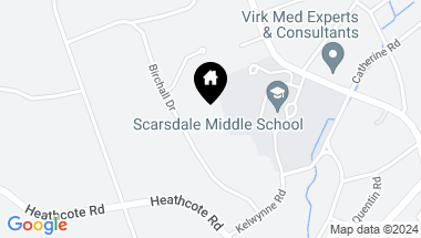 Map of 85 Birchall Drive, Scarsdale NY, 10583