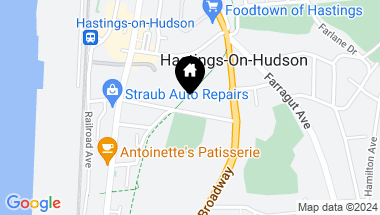Map of 93 Washington Avenue, Hastings-on-Hudson NY, 10706