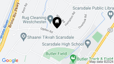 Map of 35 Ogden Road, Scarsdale NY, 10583