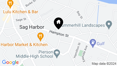 Map of 71 Hampton Street, Sag Harbor NY, 11963