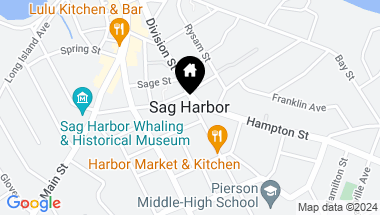 Map of Landlocked, Sag Harbor NY, 11963