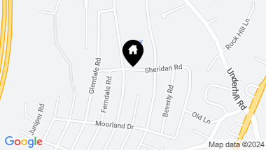 Map of 90 Sheridan Road, Scarsdale NY, 10583