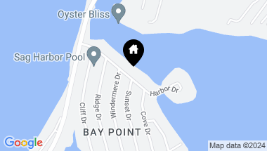 Map of 43 Harbor Drive, Sag Harbor NY, 11963