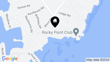 Map of 24 Rocky Point Road, Greenwich CT, 06870