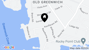Map of 25 Keofferam Road, Old Greenwich CT, 06870