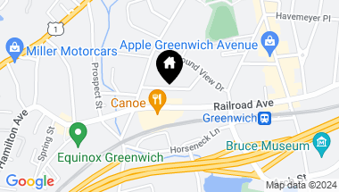 Map of 23 Woodland Drive, C, Greenwich CT, 06830