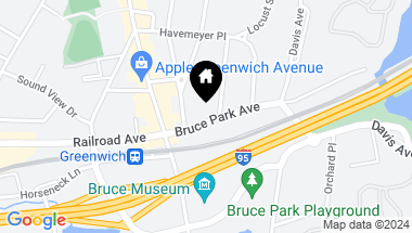 Map of 66 Ridge Street, Greenwich CT, 06830