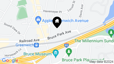 Map of 62 Ridge Street, Greenwich CT, 06830