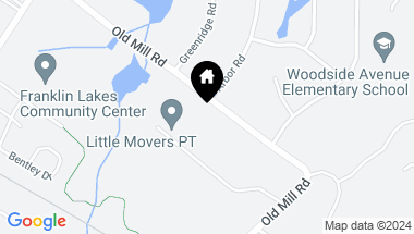Map of 872 Old Mill Road, Franklin Lakes NJ, 07417