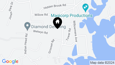 Map of 84 Meadow Road, Greenwich CT, 06878