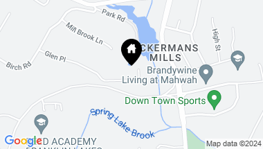 Map of 247 Glen Place, Franklin Lakes NJ, 07417