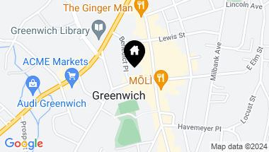 Map of 25 W Elm Street, 56, Greenwich CT, 06830