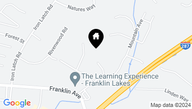 Map of 724 Tall Oaks Court, Franklin Lakes NJ, 07417