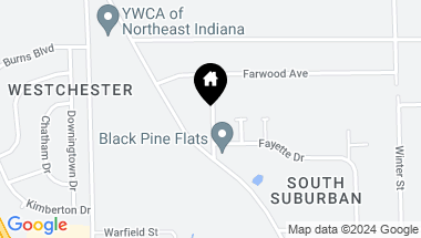 Map of 6130 Hystone Drive, Fort Wayne IN, 46816-1235