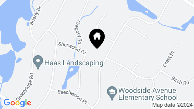 Map of 274 Woodside Avenue, Franklin Lakes NJ, 07417
