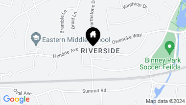 Map of 2 Owenoke Way, Riverside CT, 06878