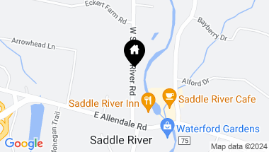 Map of 164 West Road, Saddle River NJ, 07458