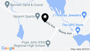 Map of 328 Sparta Ave, Sparta Twp NJ, 07871