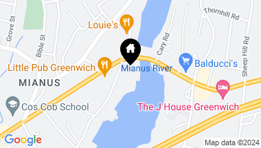 Map of 115 River Road 12, Greenwich CT, 06807