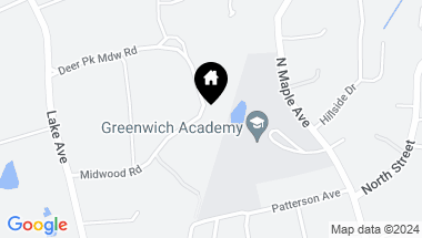 Map of 33 Midwood Road, Greenwich CT, 06830