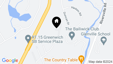 Map of 10 Bailiwick Woods Circle, Greenwich CT, 06831