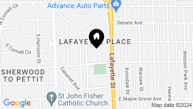 Map of 4522 Wilmette Street, Fort Wayne IN, 46806-4626