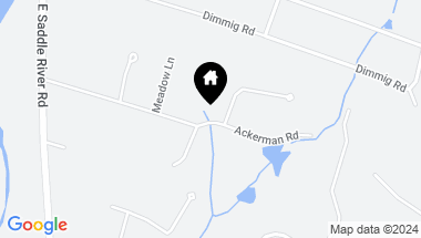 Map of 32 Ackerman Road, Saddle River NJ, 07458