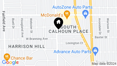 Map of 4025 S Calhoun Street, Fort Wayne IN, 46807