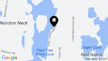 Map of 92 Pear Tree Point Road, Darien CT, 06820