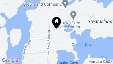 Map of Long Neck Point Road, Darien CT, 06820