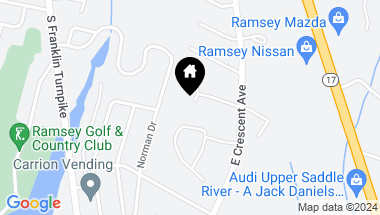 Map of 14 Scenic Court, Ramsey NJ, 07446