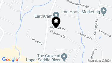 Map of 75 Cinnamon Drive, Upper Saddle River NJ, 07458