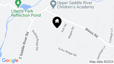 Map of 26B Ash Road, Upper Saddle River NJ, 07458