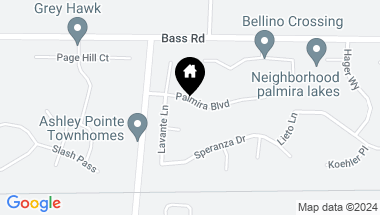 Map of 12491 Palmira Boulevard, Fort Wayne IN, 46818