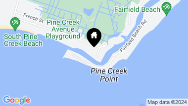 Map of 420 Pine Creek Avenue, Fairfield CT, 06824