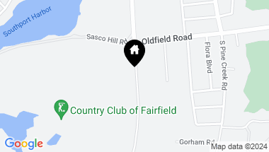 Map of 640 Sasco Hill Road, Fairfield CT, 06824