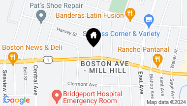 Map of 24-26 Boston Terrace, Bridgeport CT, 06610