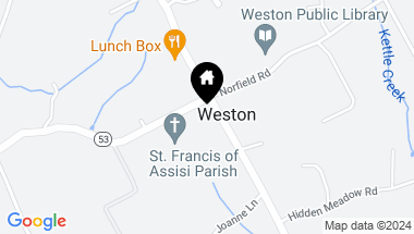 Map of 176 Road, Weston CT, 06883