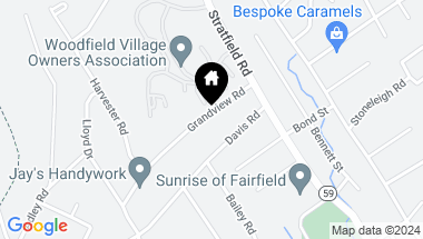 Map of 111 Grandview Road, Fairfield CT, 06825