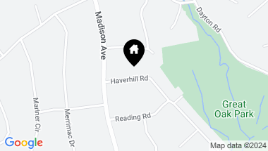 Map of 25 Haverhill Road, Trumbull CT, 06611