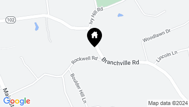 Map of 99 Rockwell Road, Ridgefield CT, 06877