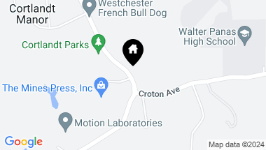 Map of Croton Avenue, Cortlandt Manor NY, 10567