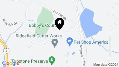 Map of 74 Bobbys Court, Ridgefield CT, 06877